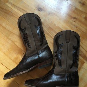 Genuine leather cowboy boots EU 40 / US women 8.5 (made in Spain)